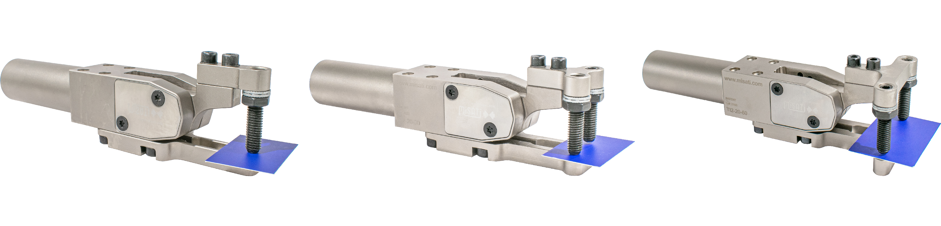 Pneumatic pincer to lighten the weight of the transfer and make it faster and more productive.