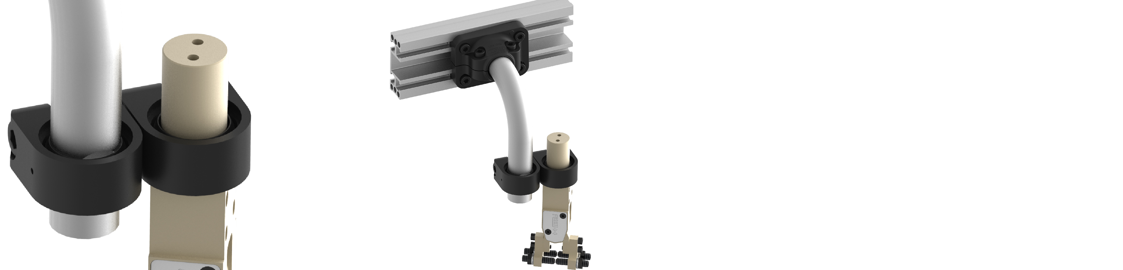 さまざまなロボットグリッパ用クランプ