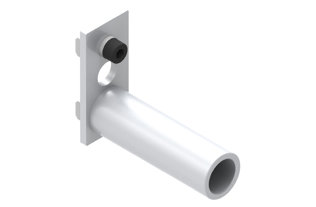 Space-saving aluminium mountings for Lightweight Transfers.