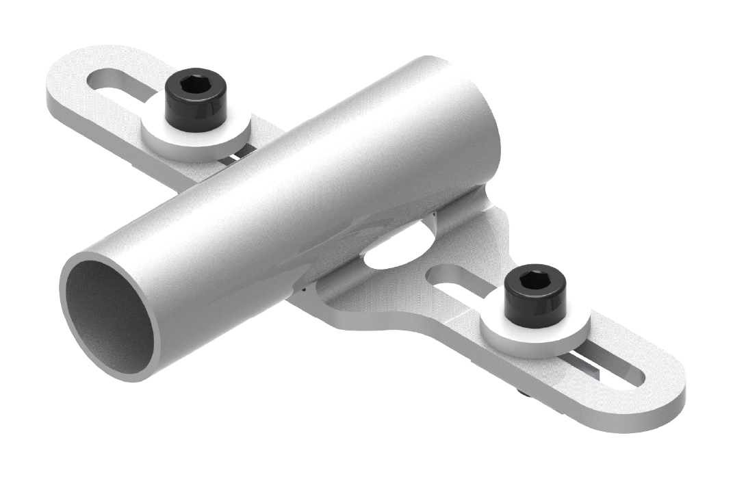 Space-saving aluminium mountings for Lightweight Transfers.